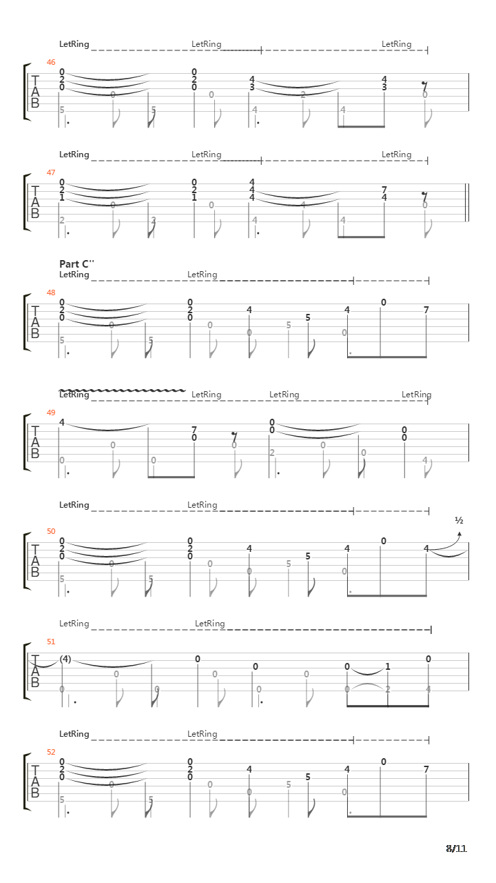 雲の海 (云之海)吉他谱