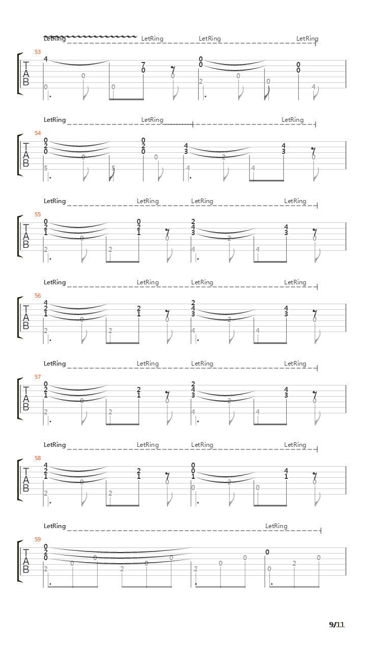 雲の海 (云之海)吉他谱