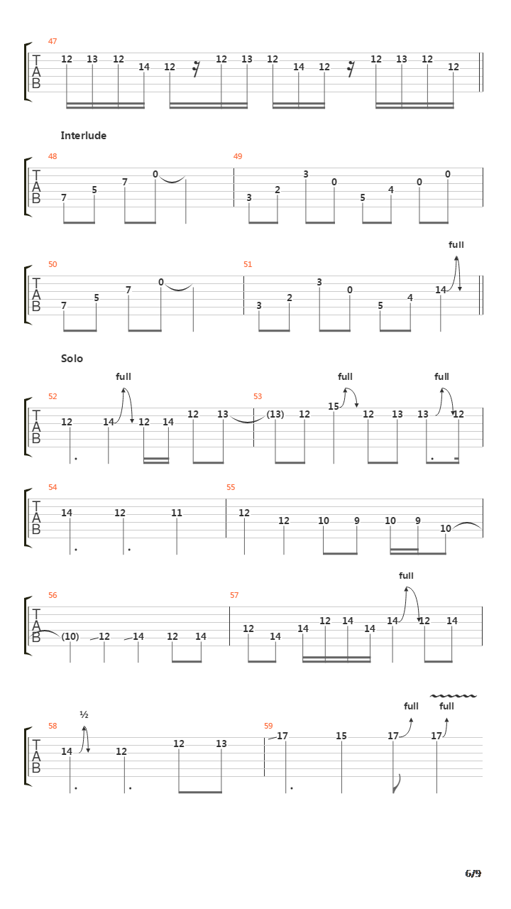 Et Cetera吉他谱