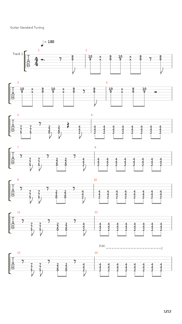 皆無(Kaimu)吉他谱