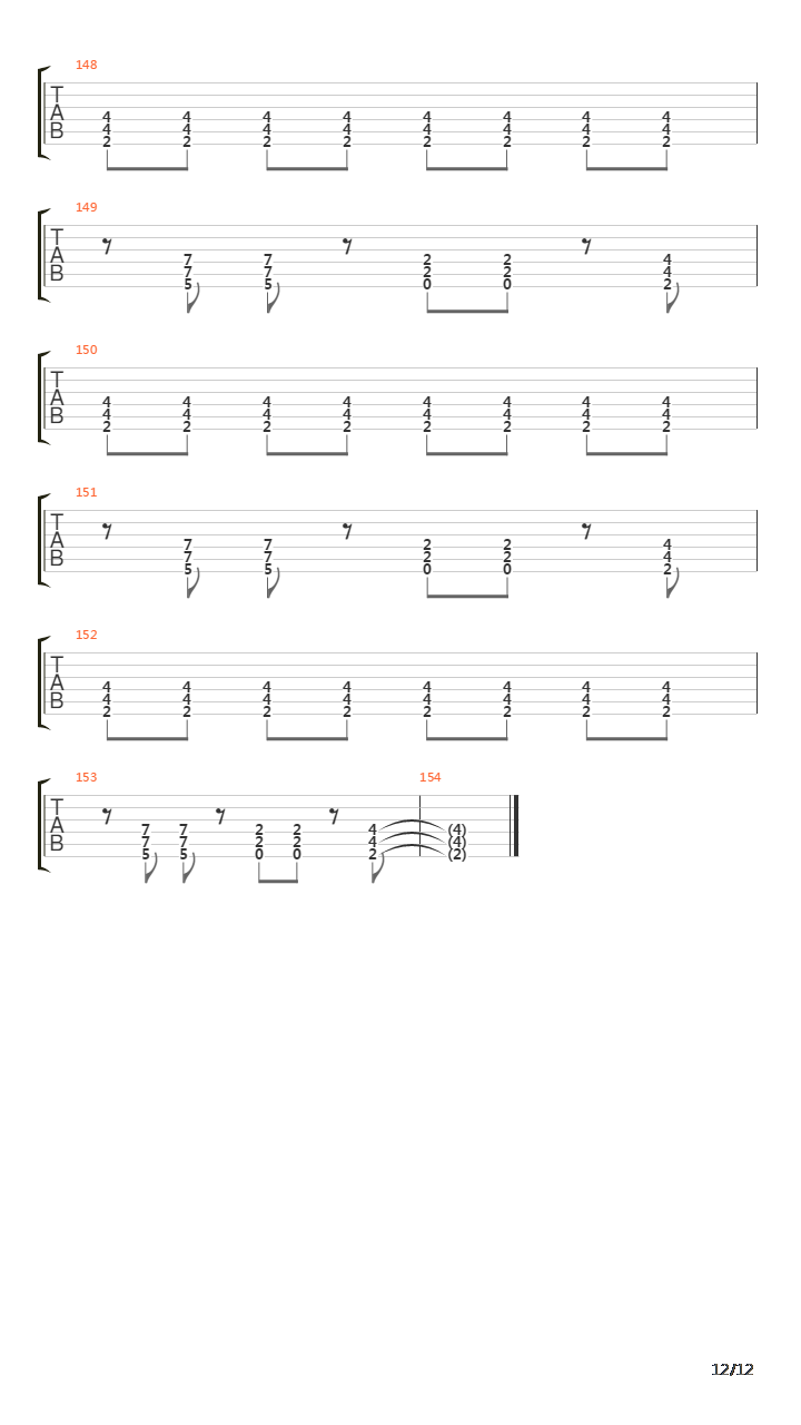皆無(Kaimu)吉他谱