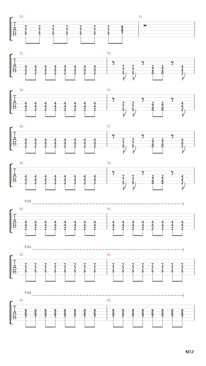 皆無(Kaimu)吉他谱