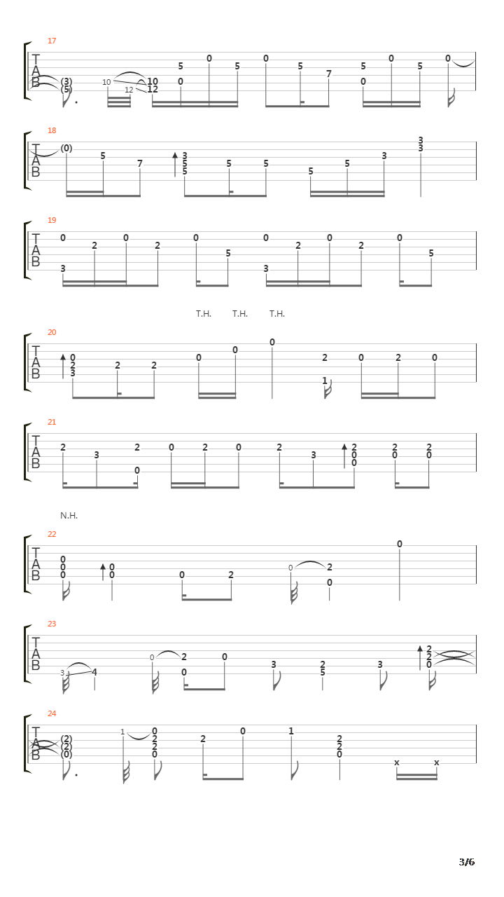 Farewell吉他谱