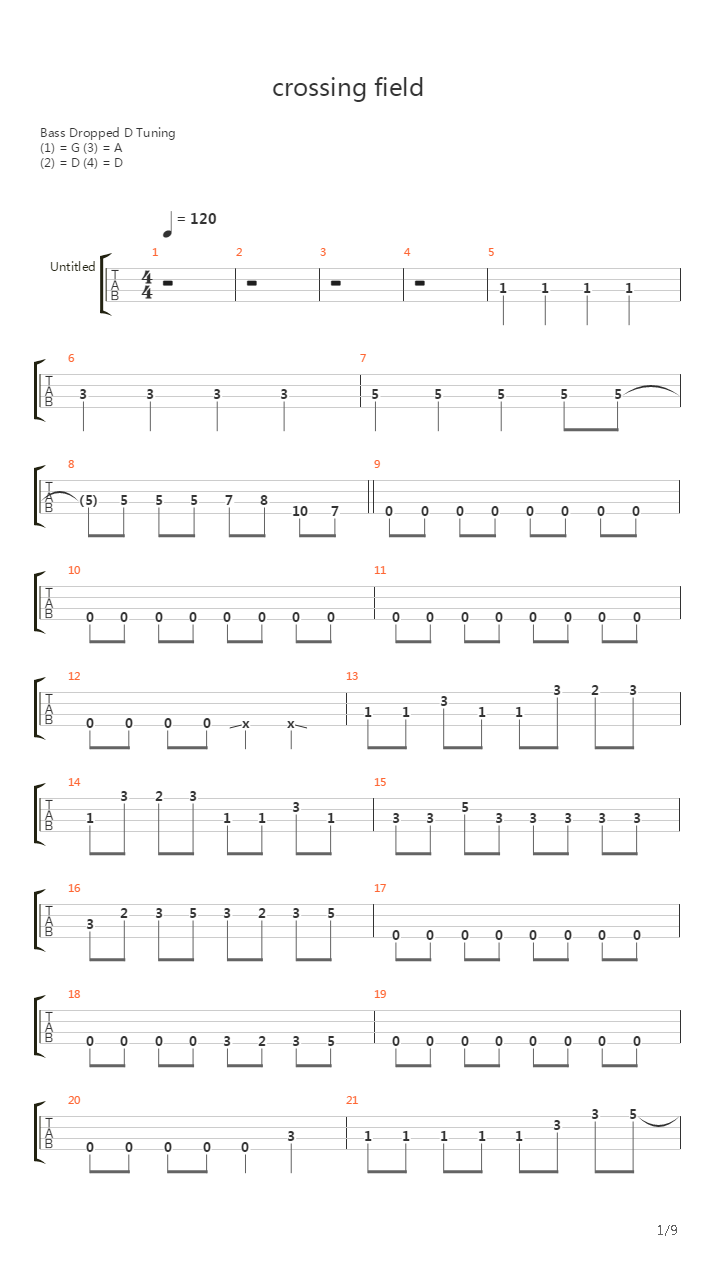 刀剑神域 OP - Crossing Field吉他谱