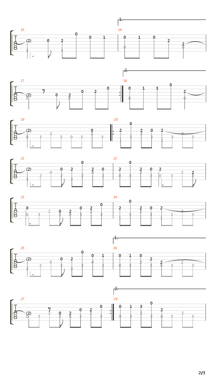 潮鳴り(潮鸣り)吉他谱