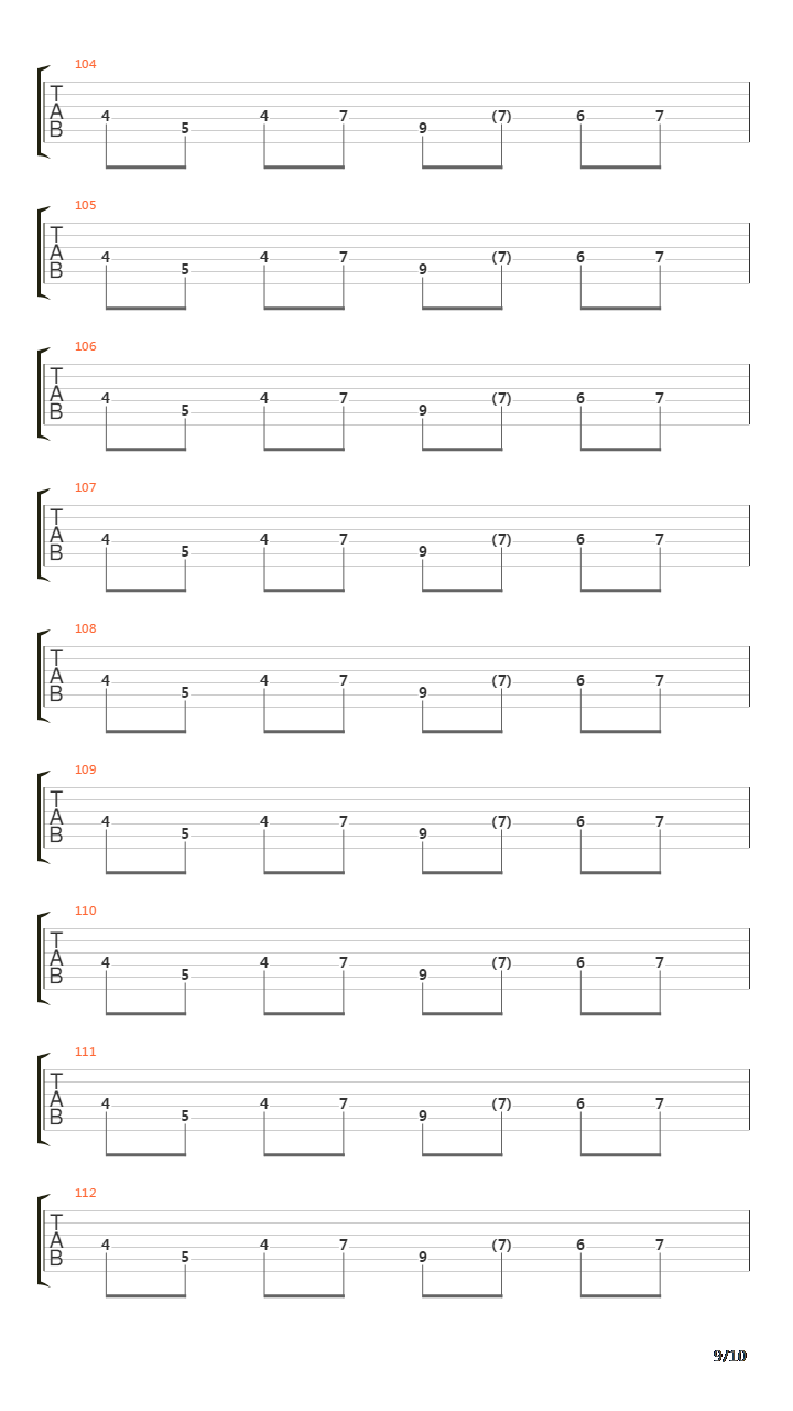 死囚乐园 OP -  One Reason吉他谱