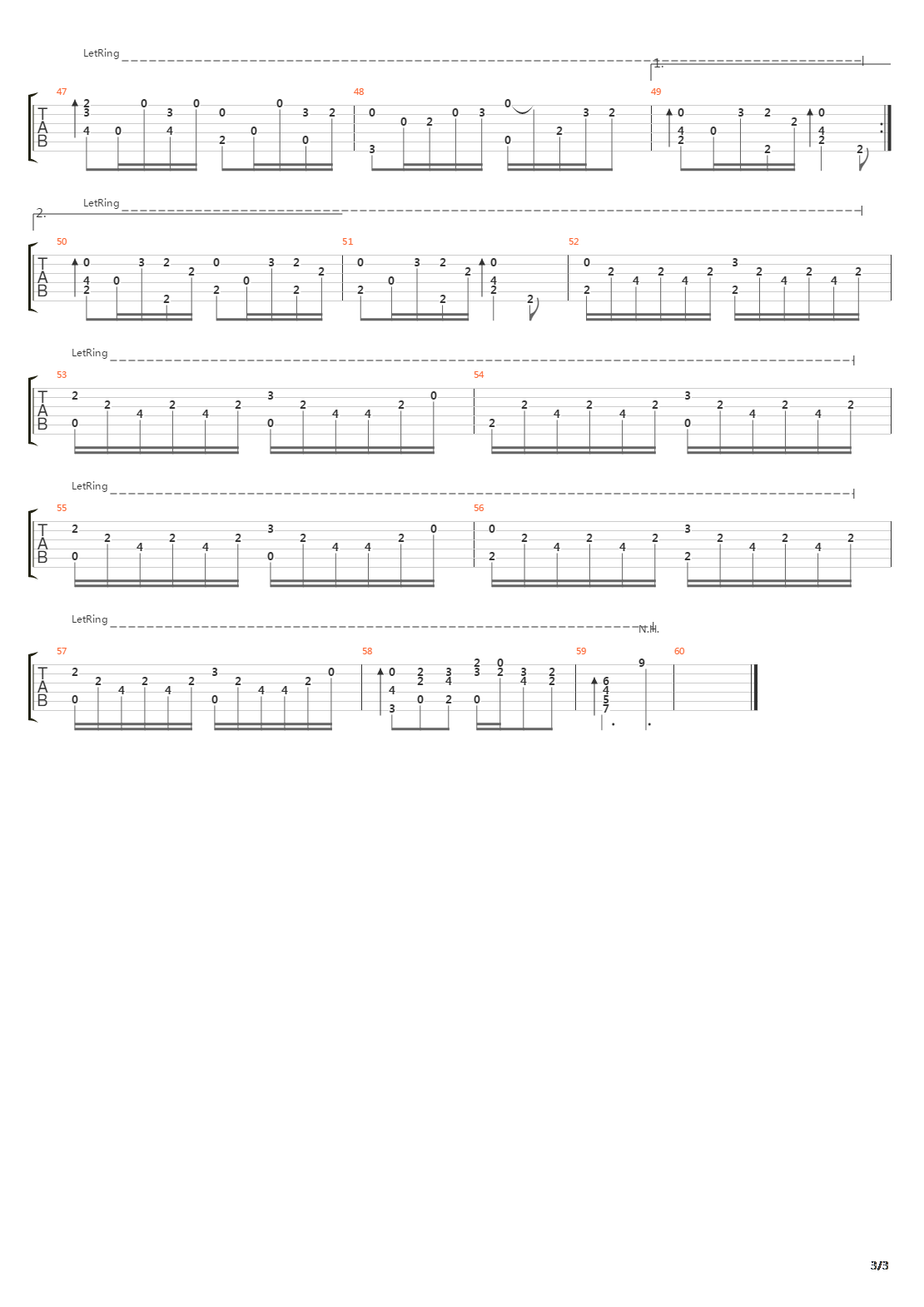 Kujira（鲸）吉他谱