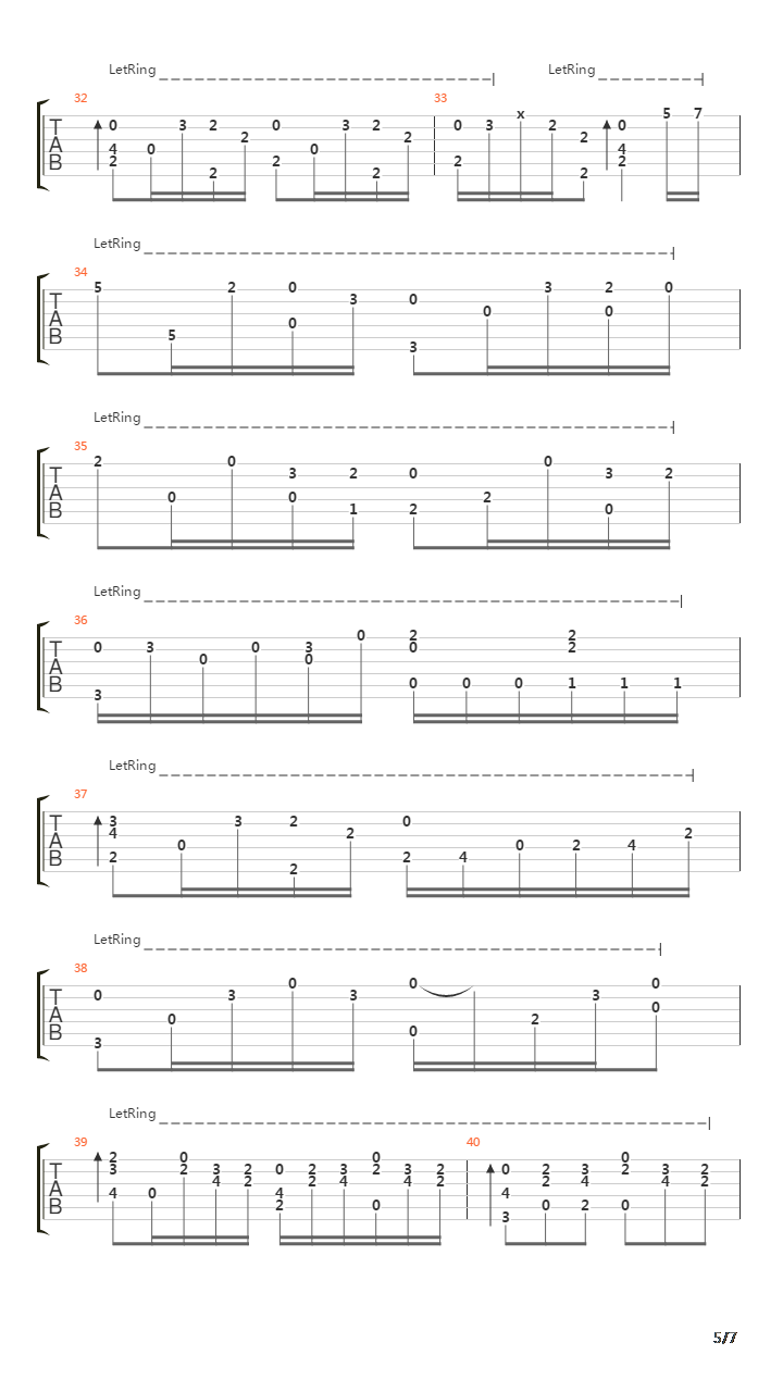 Kujira（鲸）吉他谱