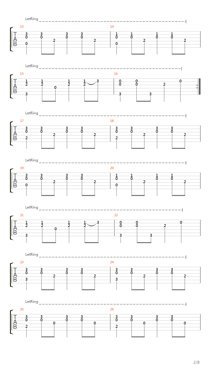 Coming Home吉他谱