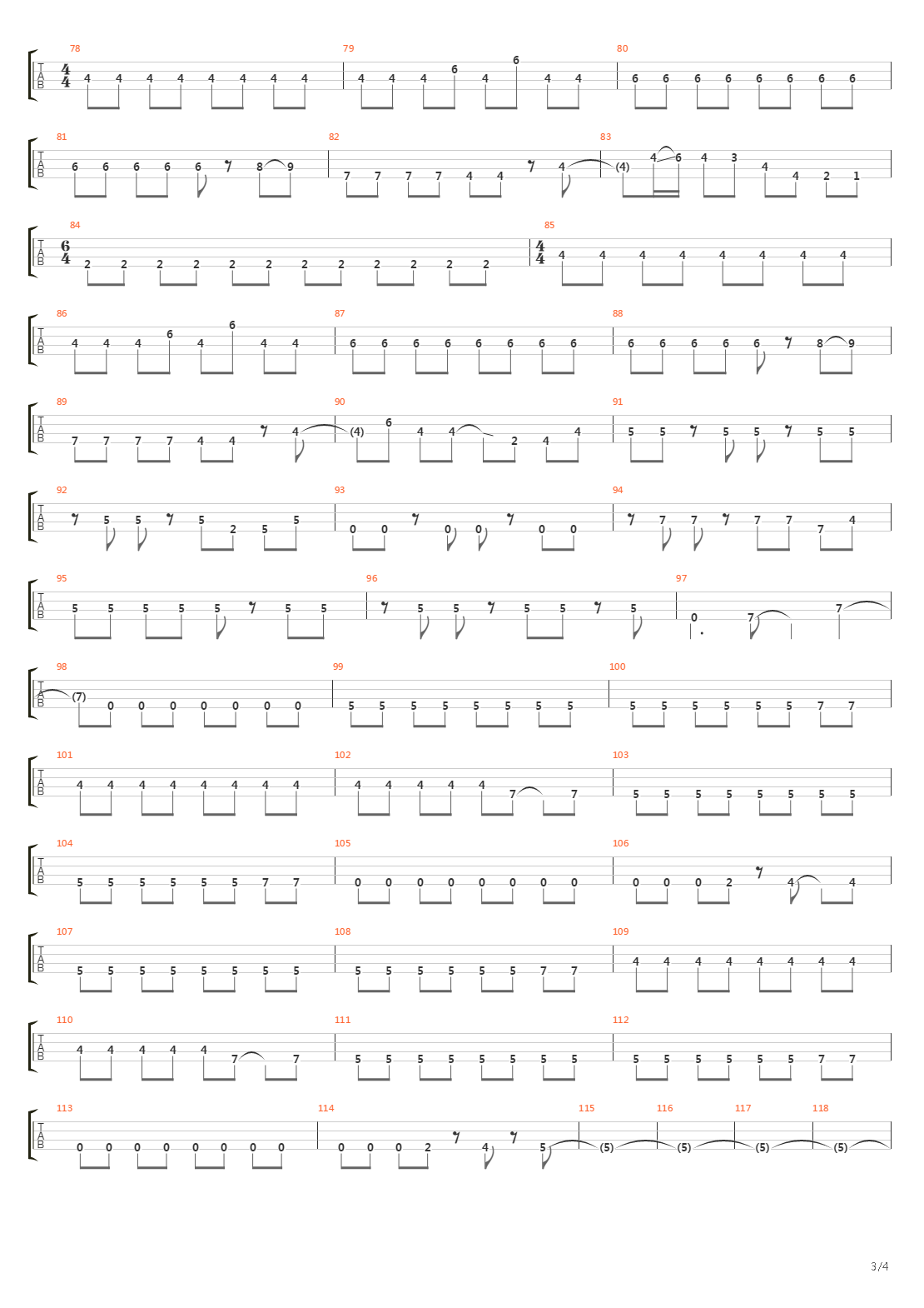 Lbust吉他谱