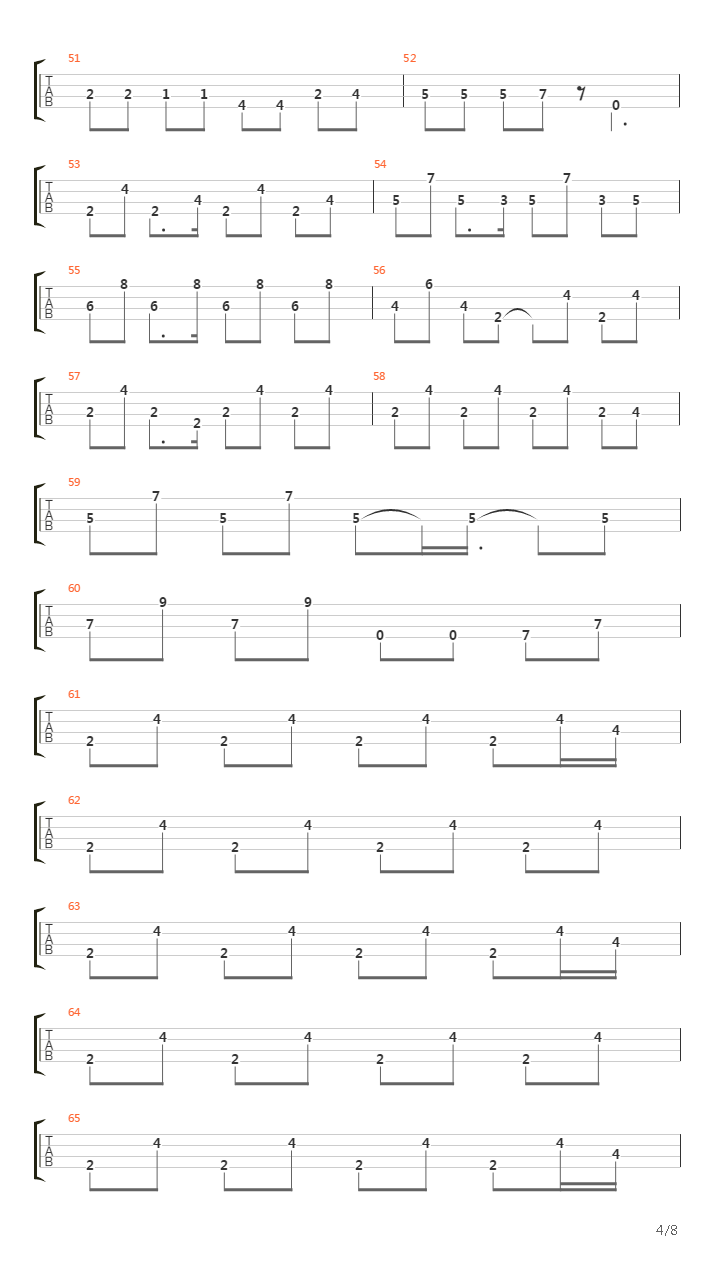 Pare吉他谱