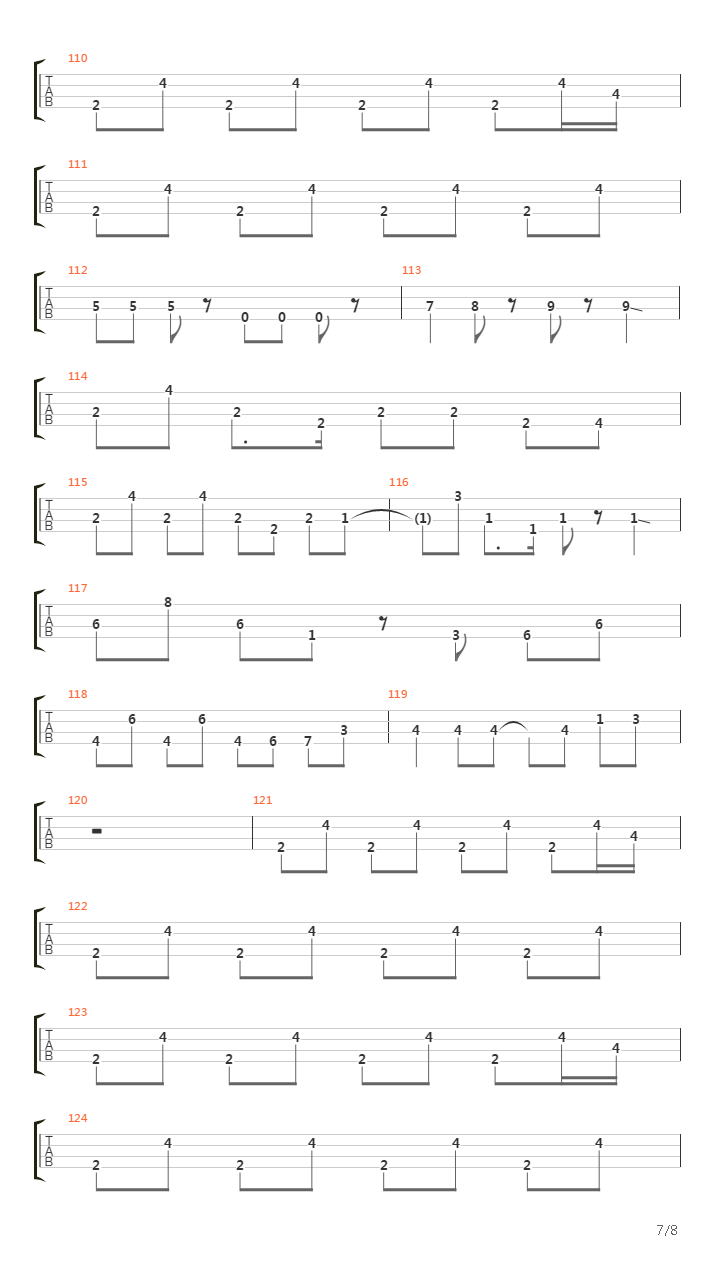 Pare吉他谱