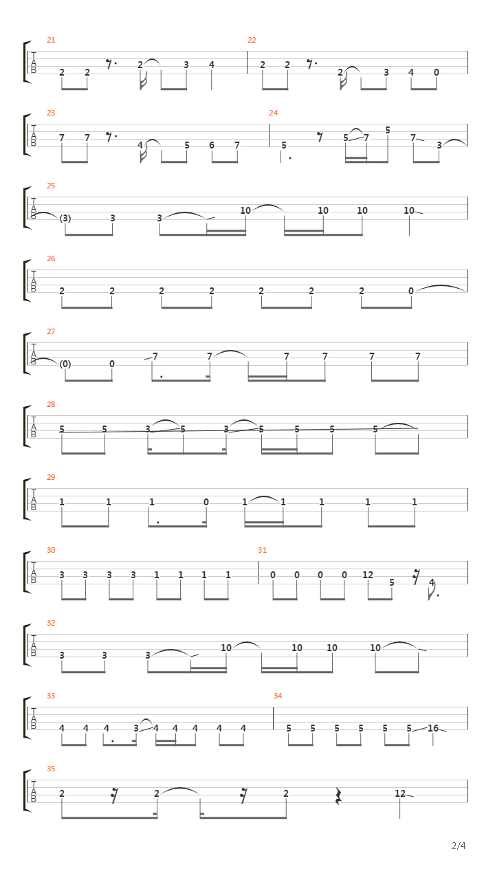 Pspr吉他谱