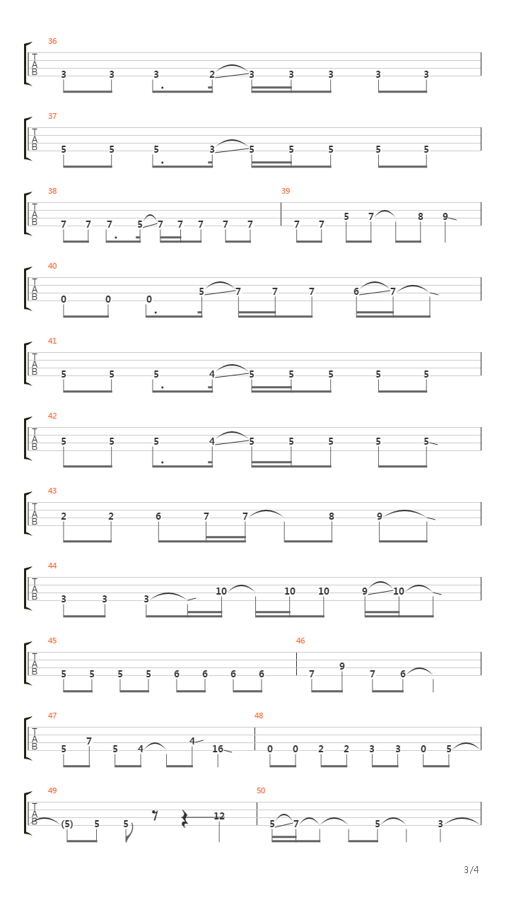 Pspr吉他谱