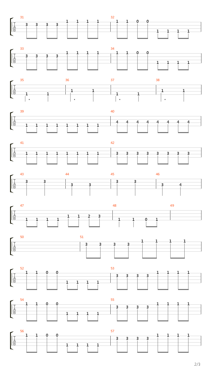 沧桑的练习曲吉他谱