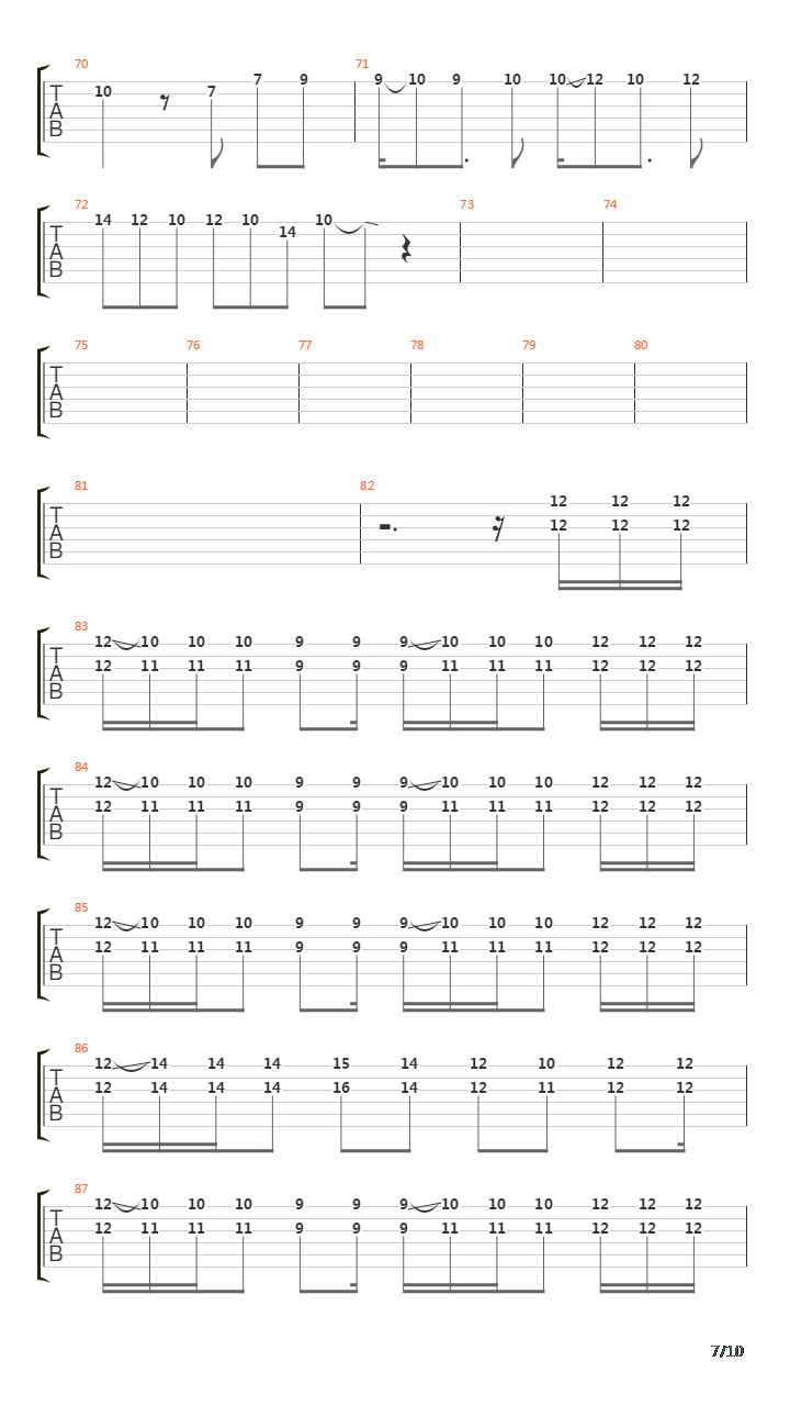 Katana吉他谱