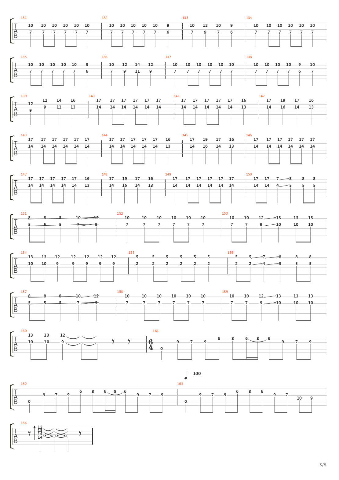 Notes For Flora吉他谱