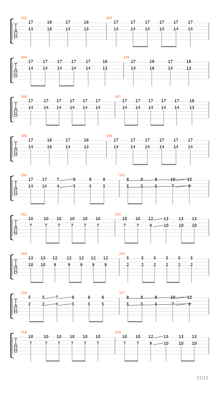 Notes For Flora吉他谱