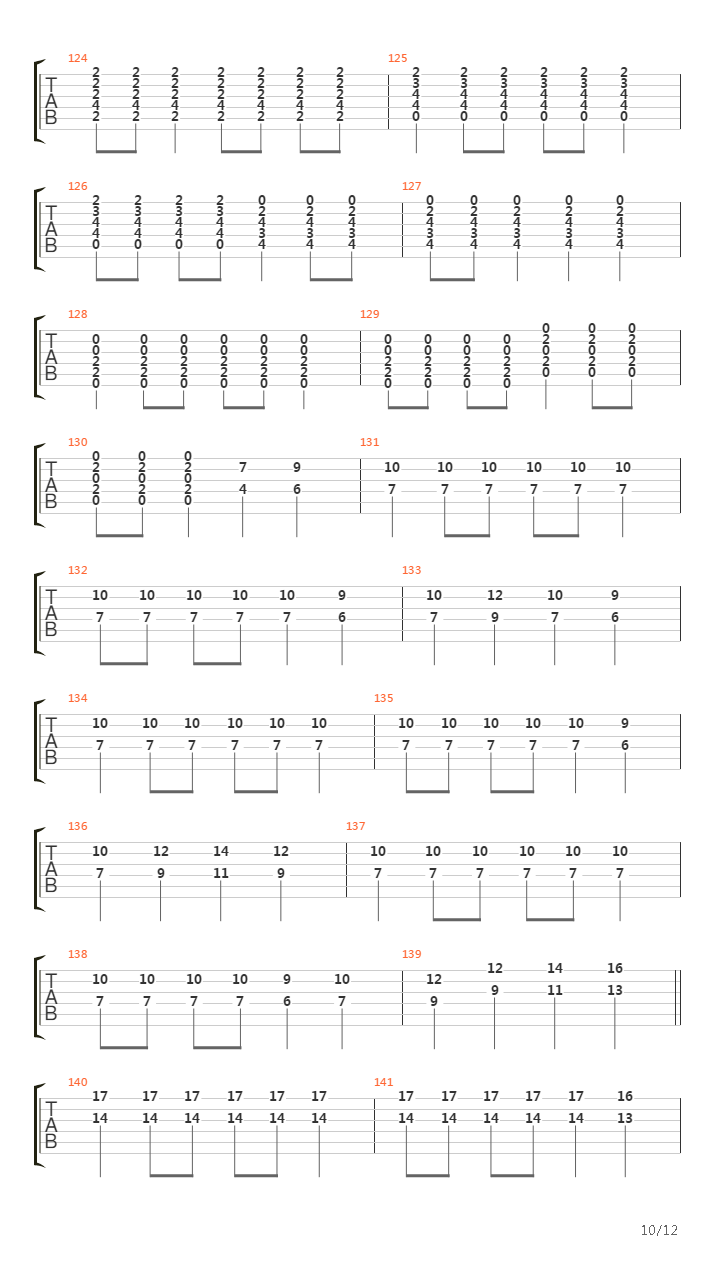 Notes For Flora吉他谱