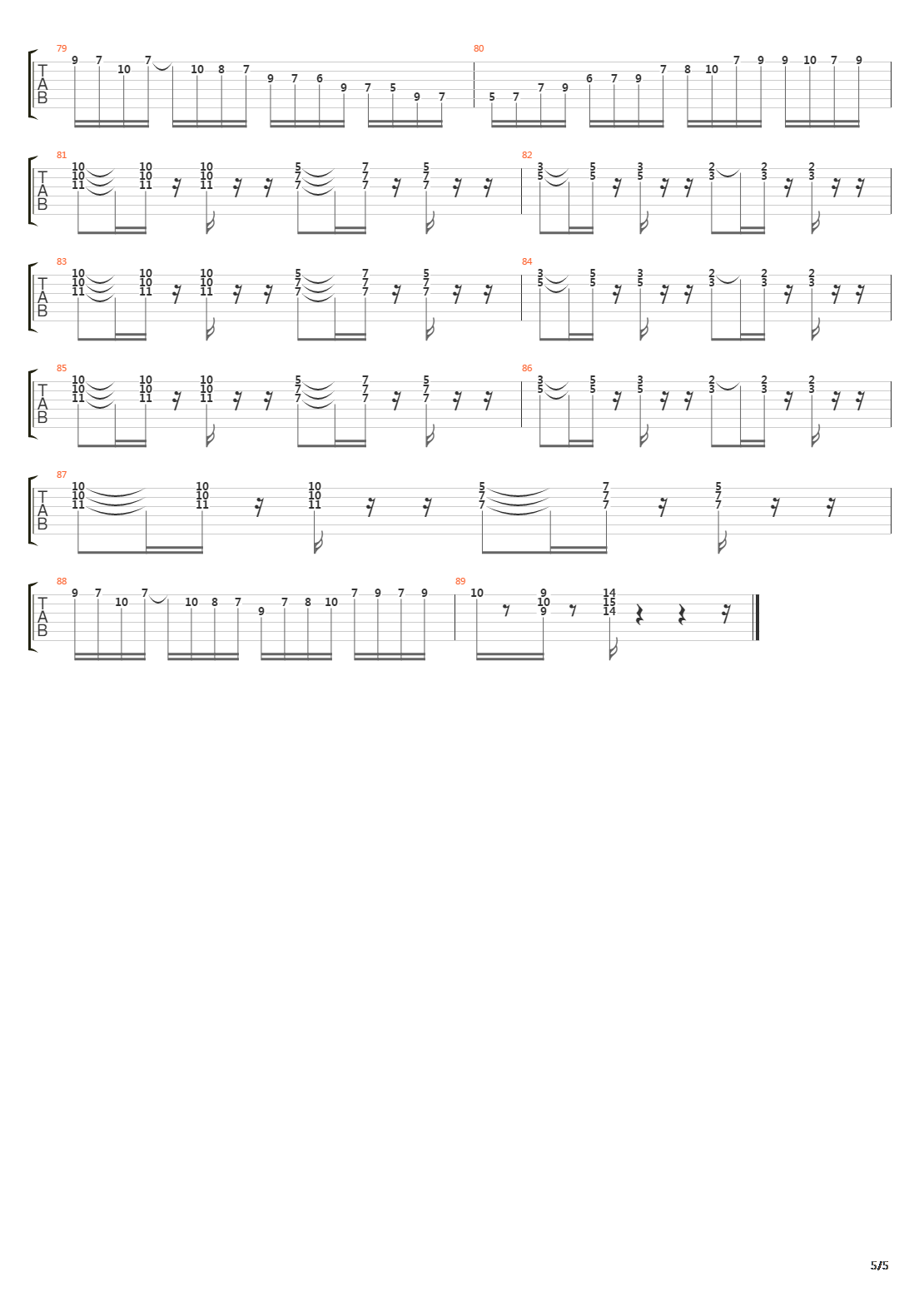 Festa吉他谱