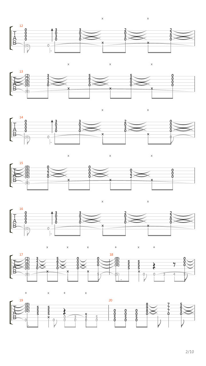 Chaser吉他谱