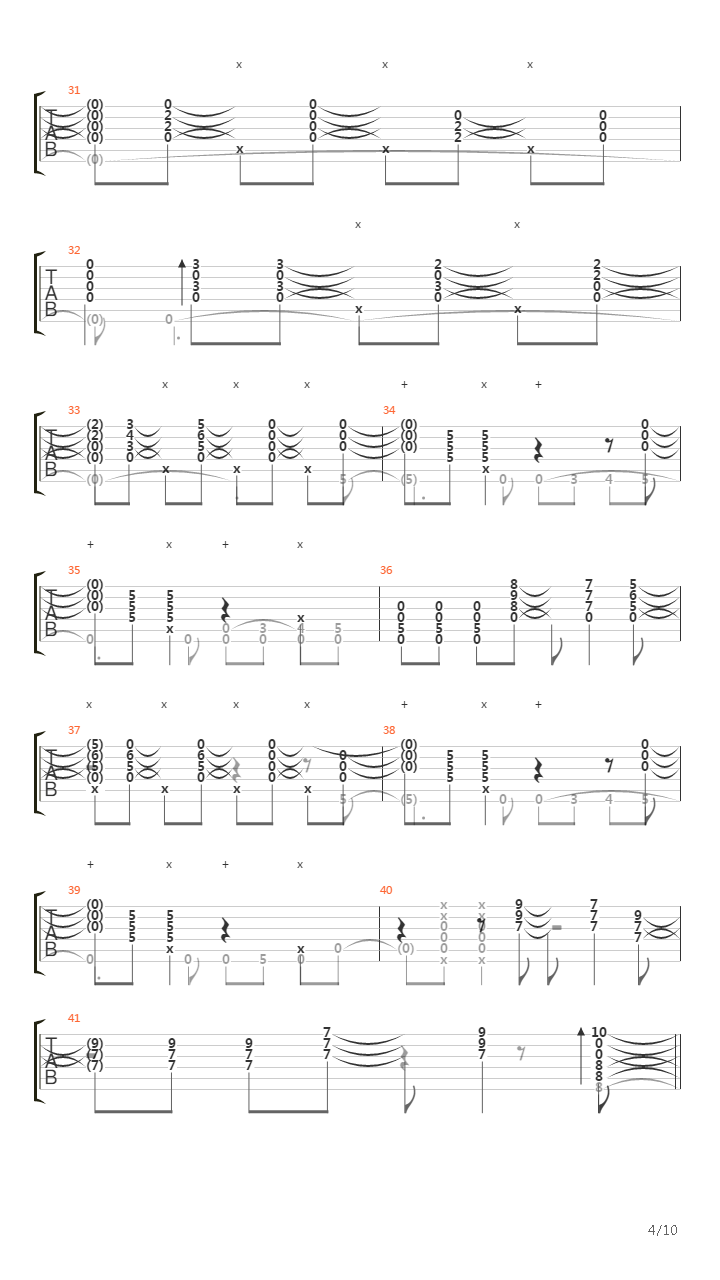 Chaser吉他谱