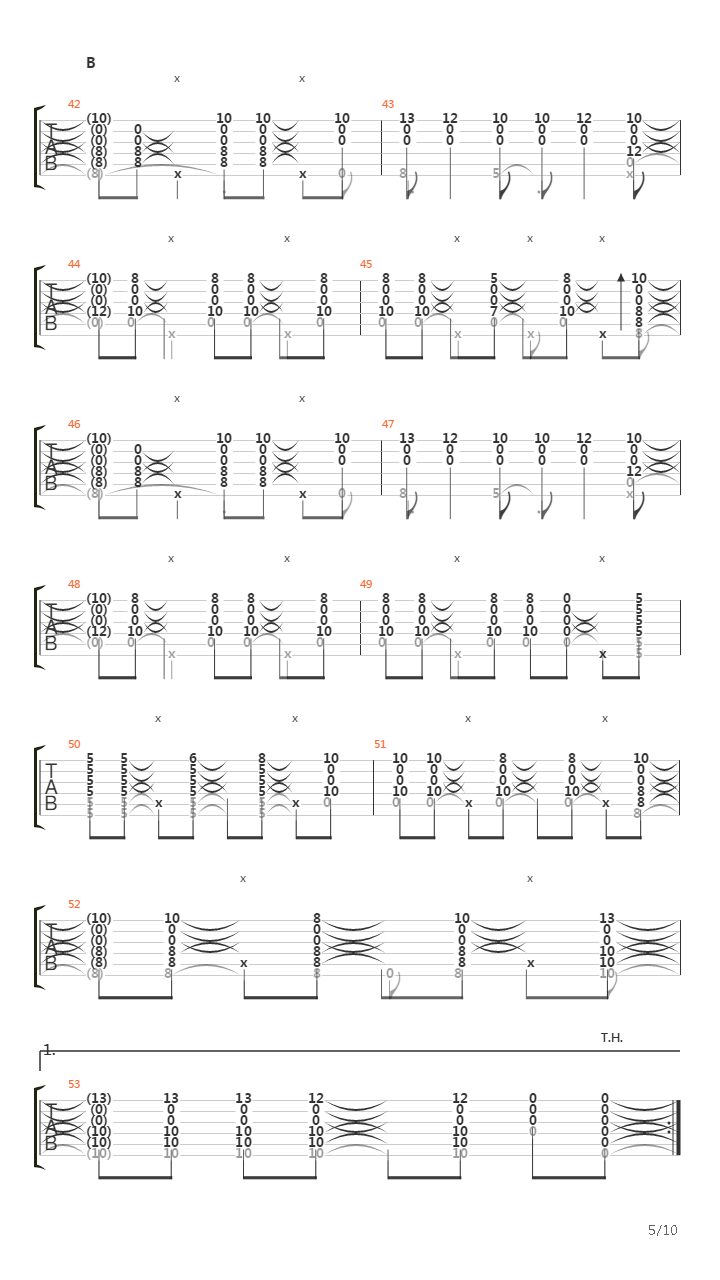 Chaser吉他谱