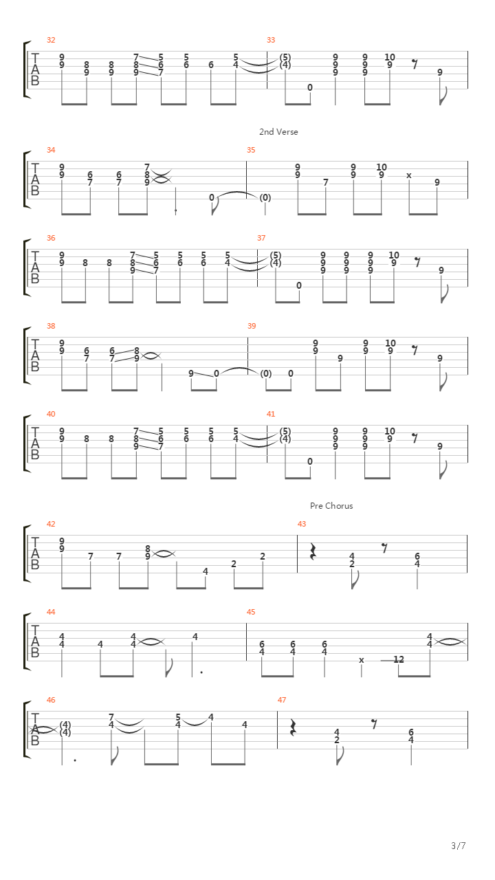 Van Halen (范·海伦)吉他谱