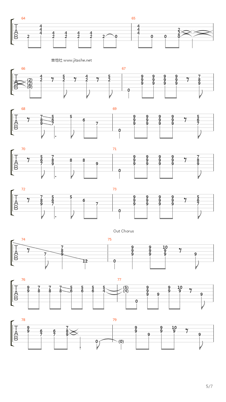 Van Halen (范·海伦)吉他谱