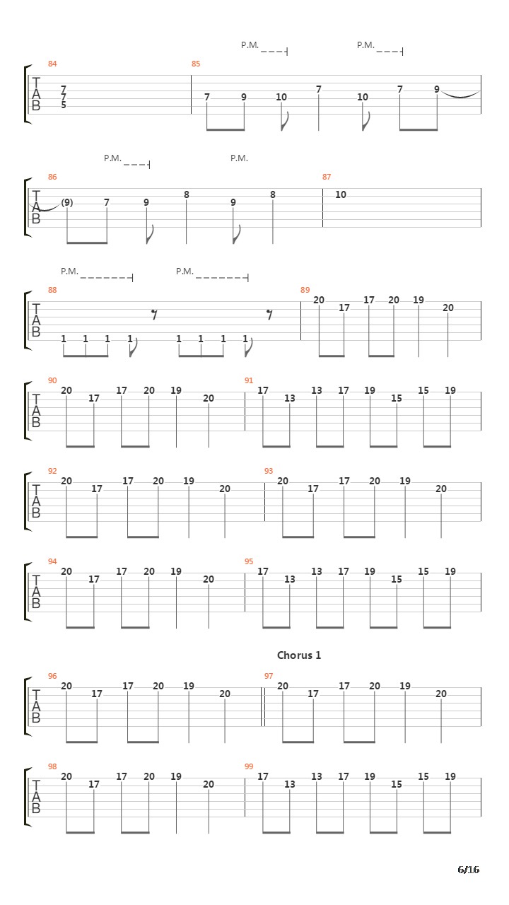 Downfall吉他谱