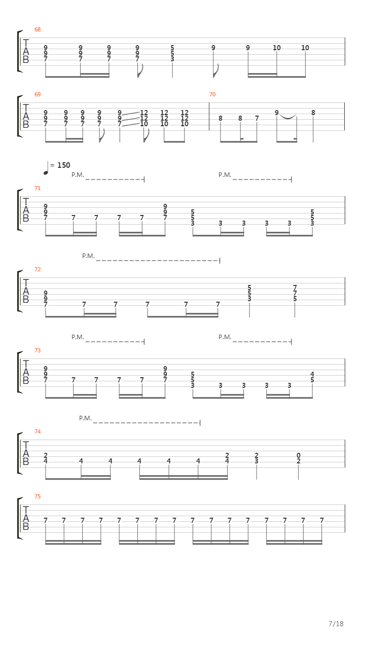 The Nail吉他谱