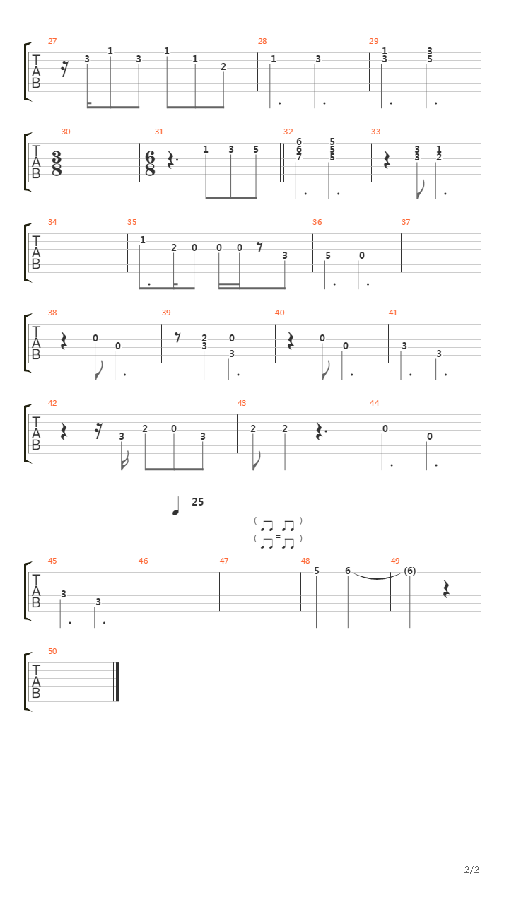 Long Long Long吉他谱