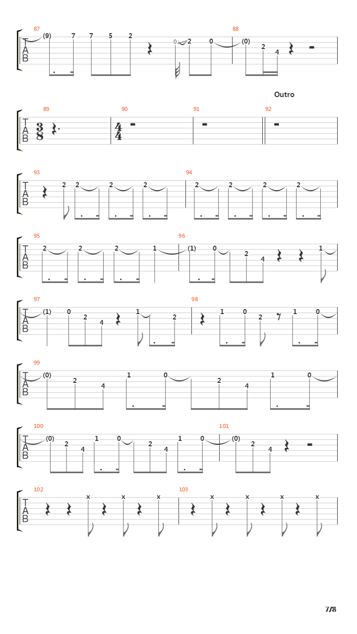 Revolution 1吉他谱