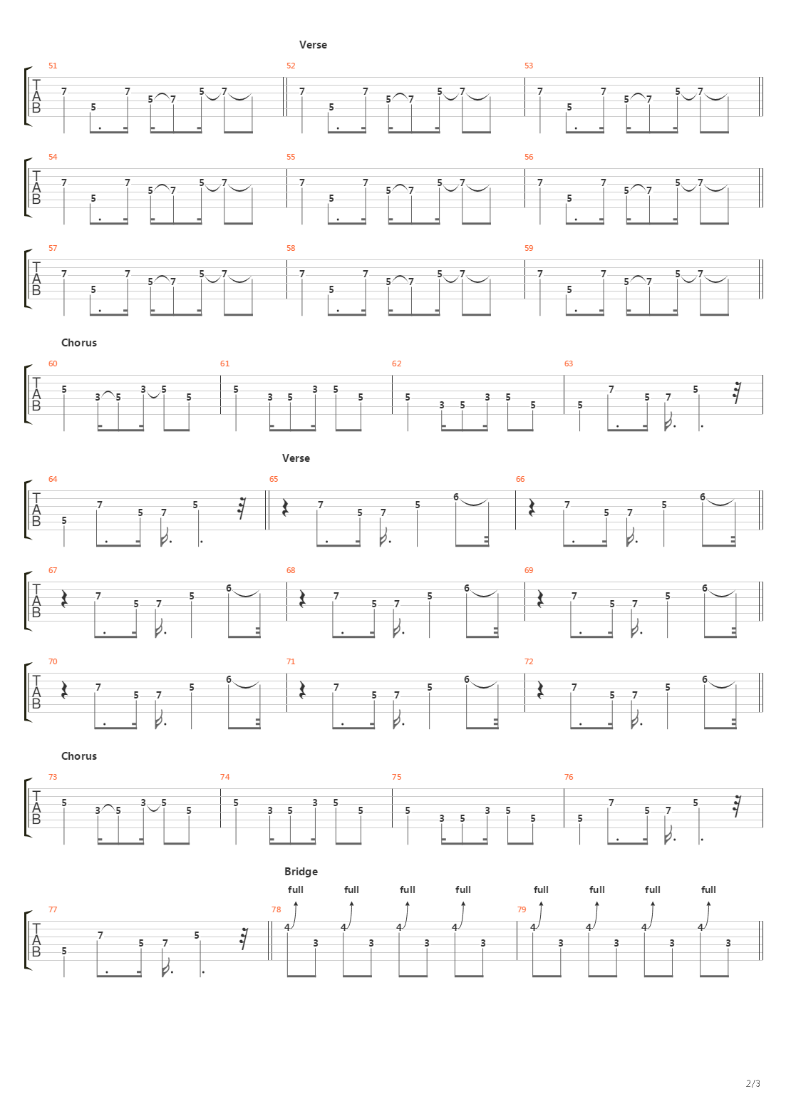 Taxman吉他谱