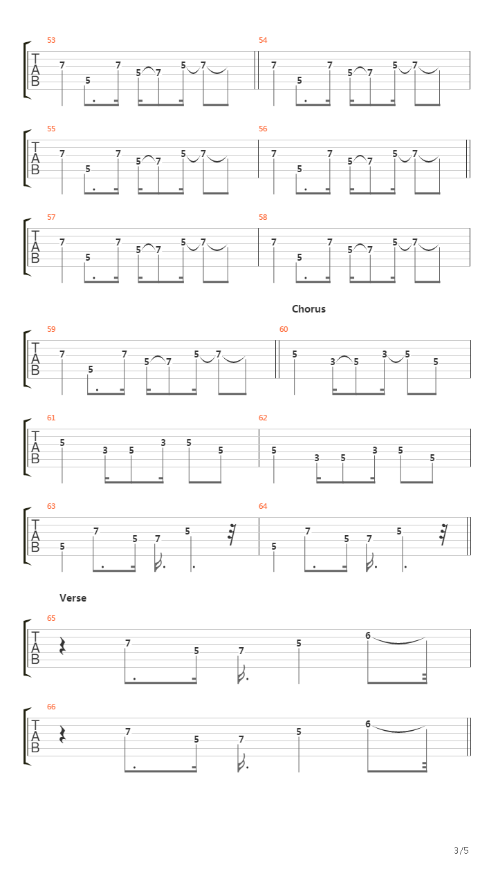 Taxman吉他谱