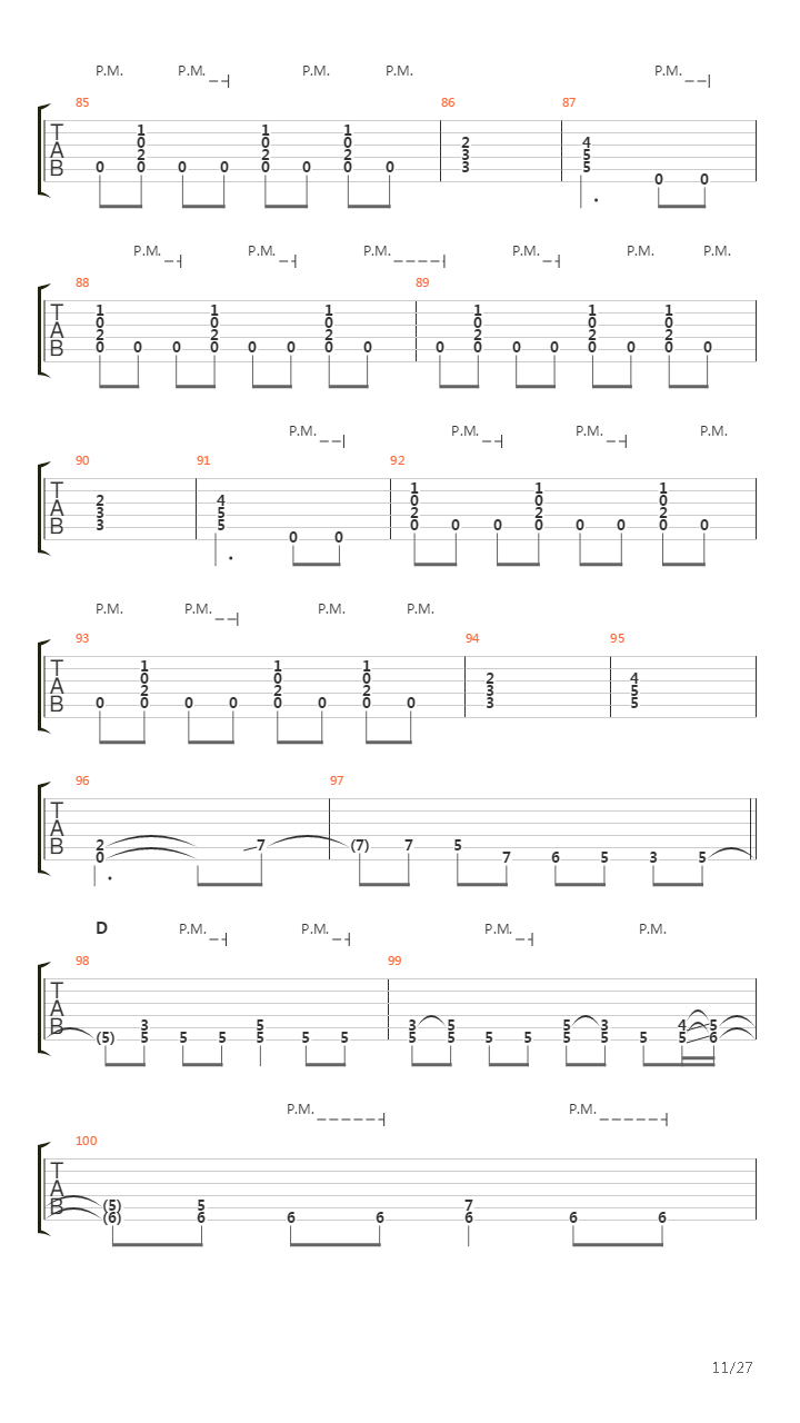 涅盘忍法帖(Nehan Ninpocho)吉他谱