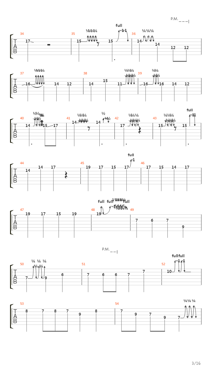 卡农 摇滚版(Canon Rock)吉他谱