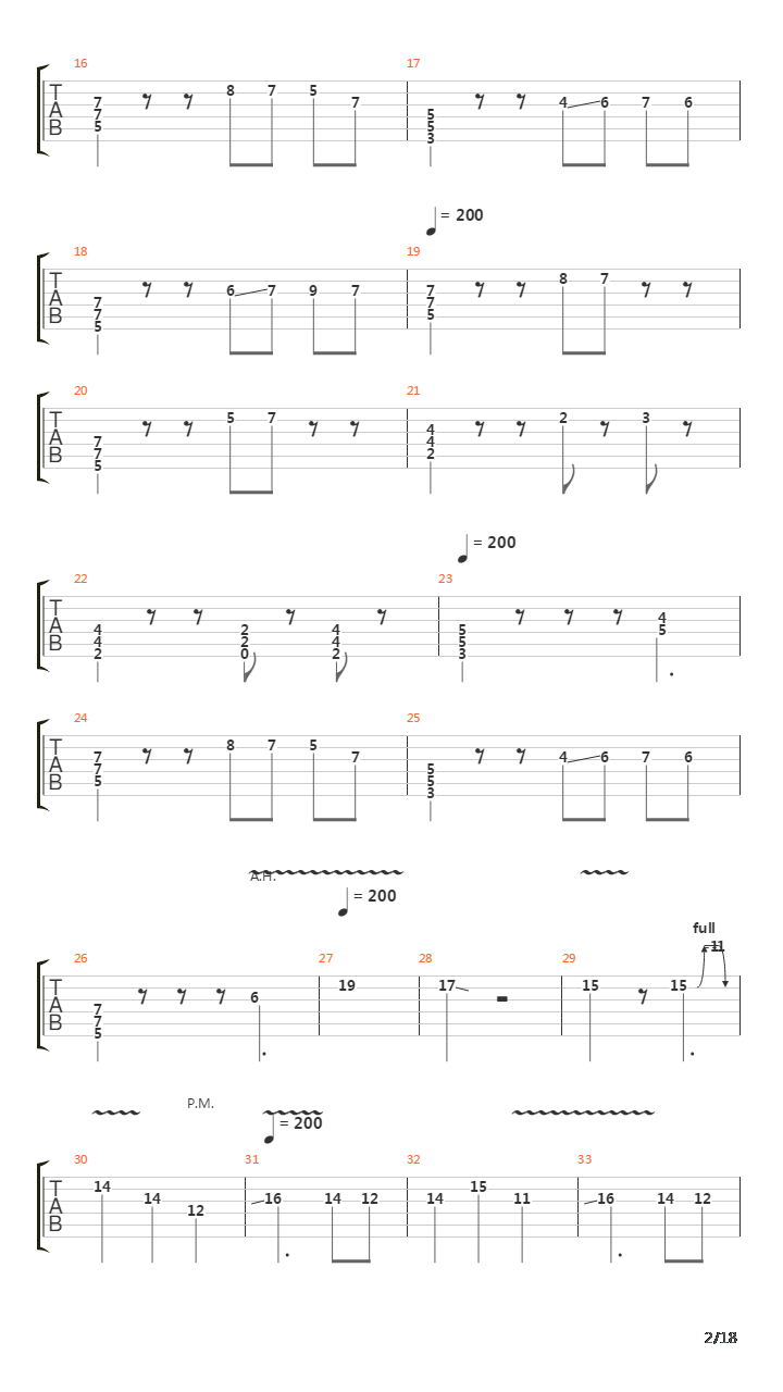 卡农 摇滚版(Canon Rock)吉他谱