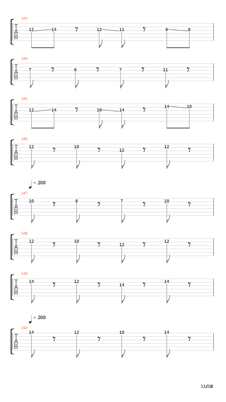 卡农 摇滚版(Canon Rock)吉他谱