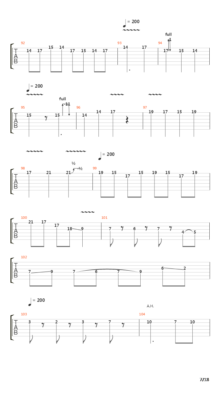 卡农 摇滚版(Canon Rock)吉他谱