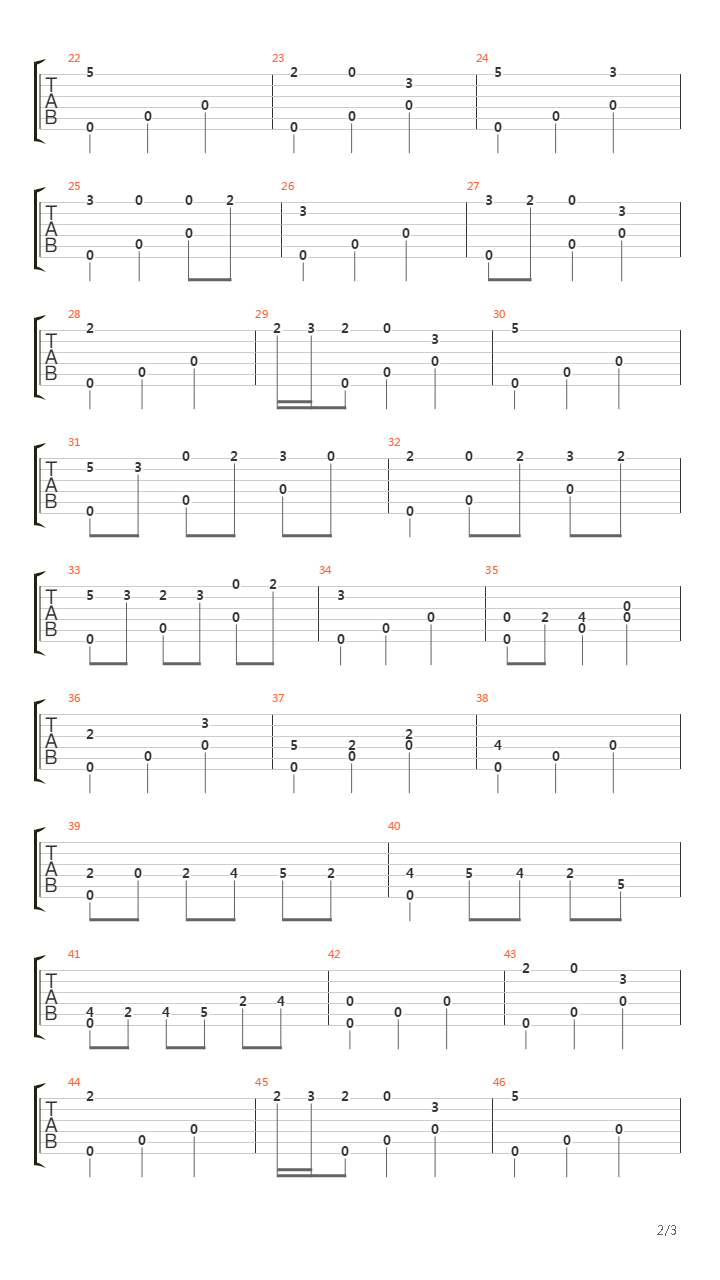 Saltarello吉他谱