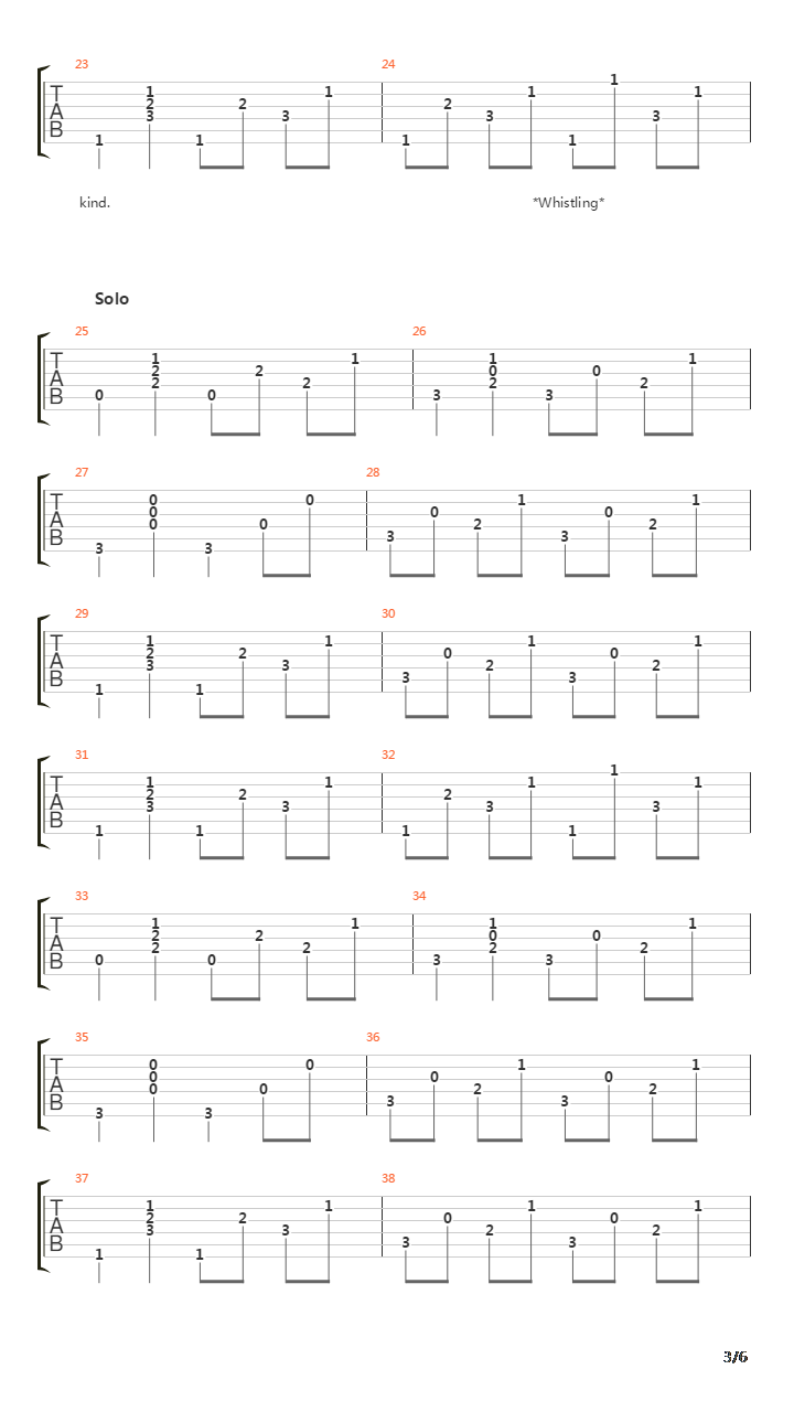 Caravan吉他谱