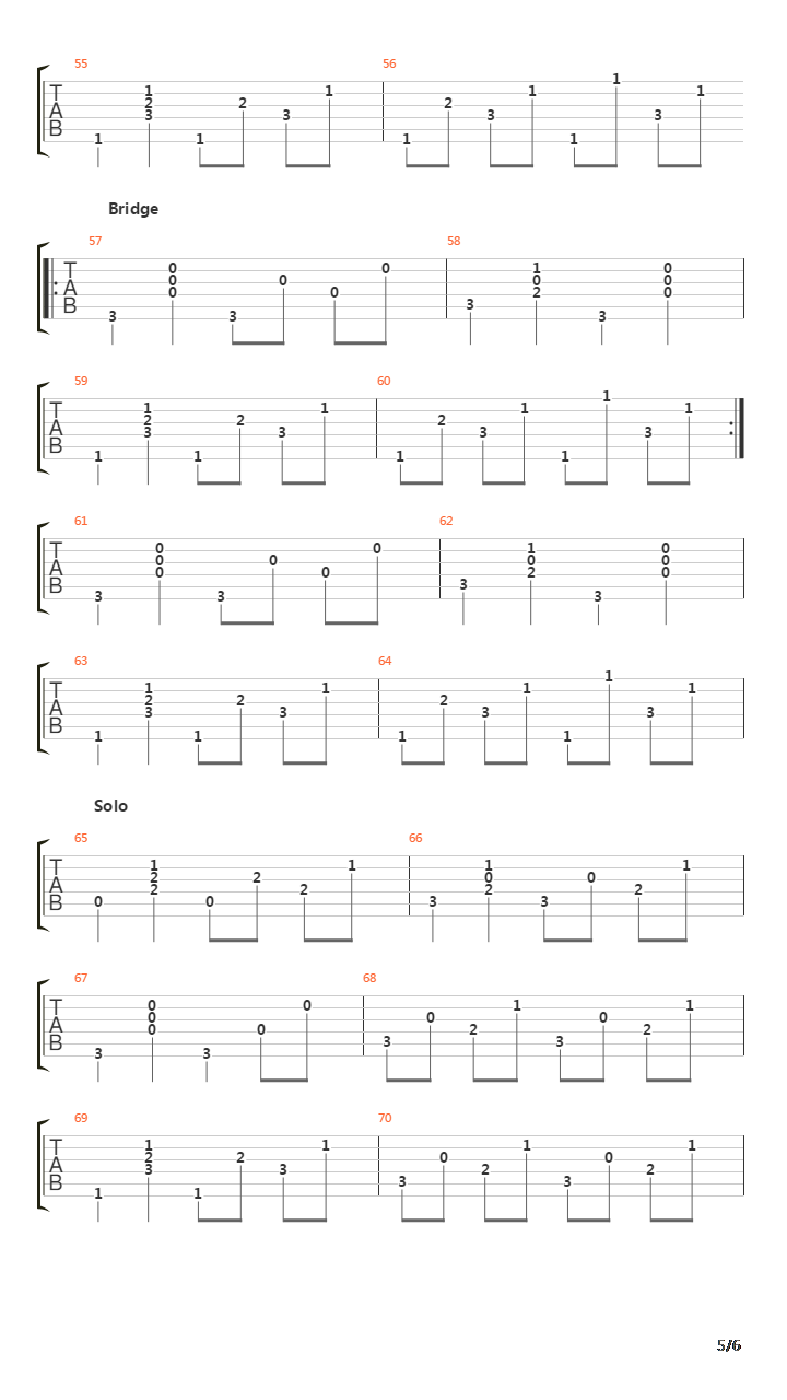 Caravan吉他谱