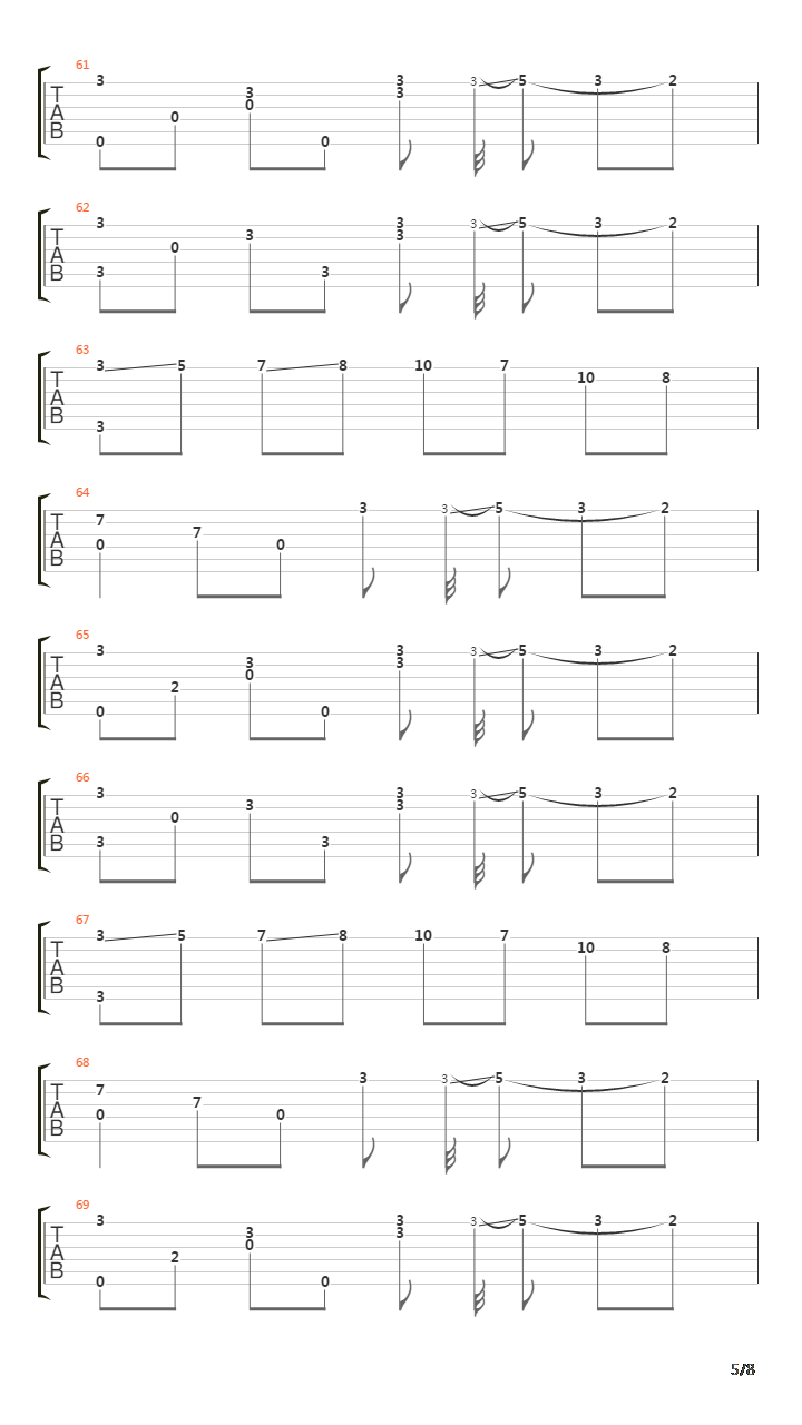 River Flows In You吉他谱