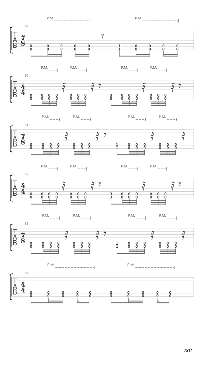 Pillars Of Creation吉他谱