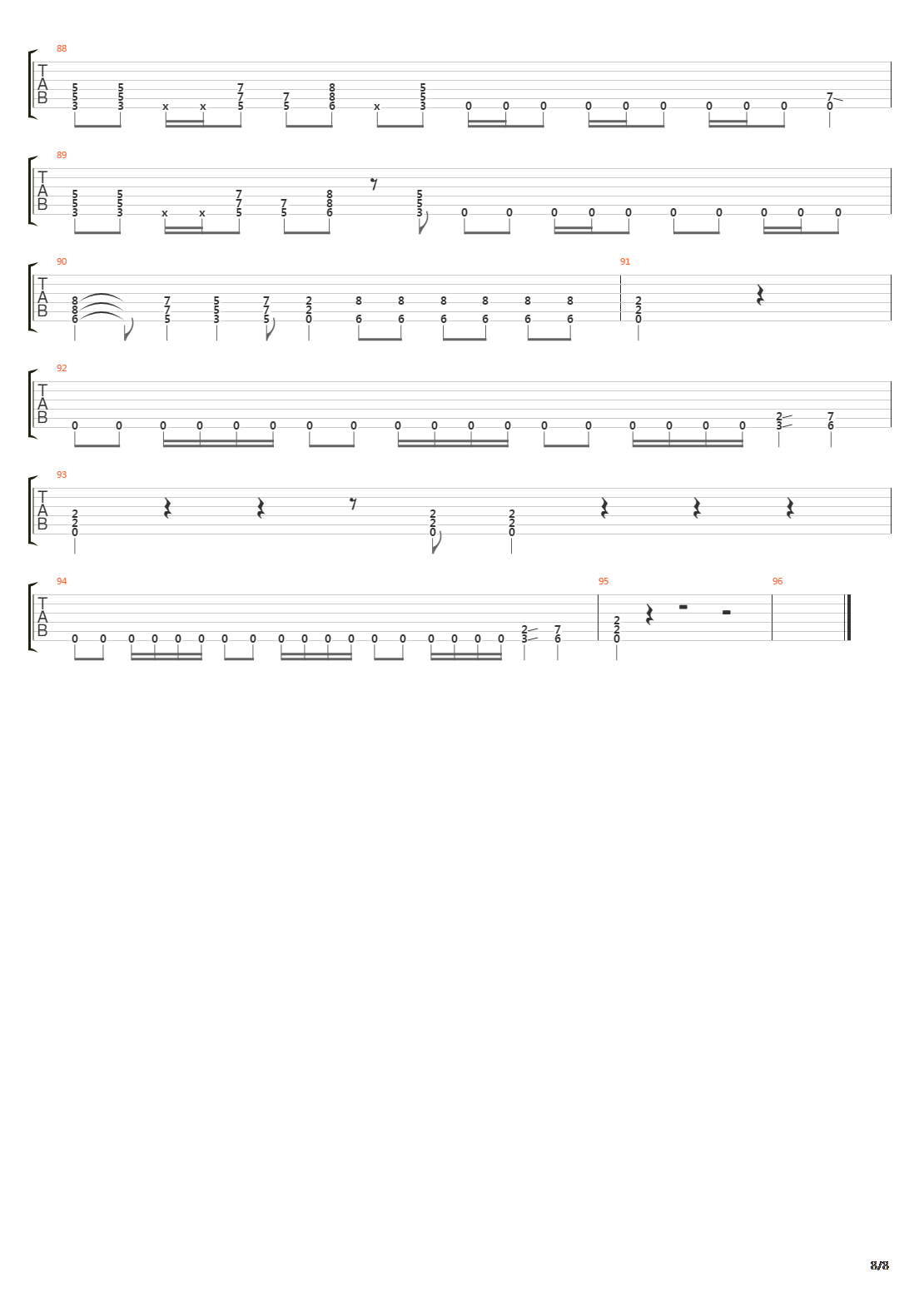 狗面对着狗(Dog Faced Dog)吉他谱