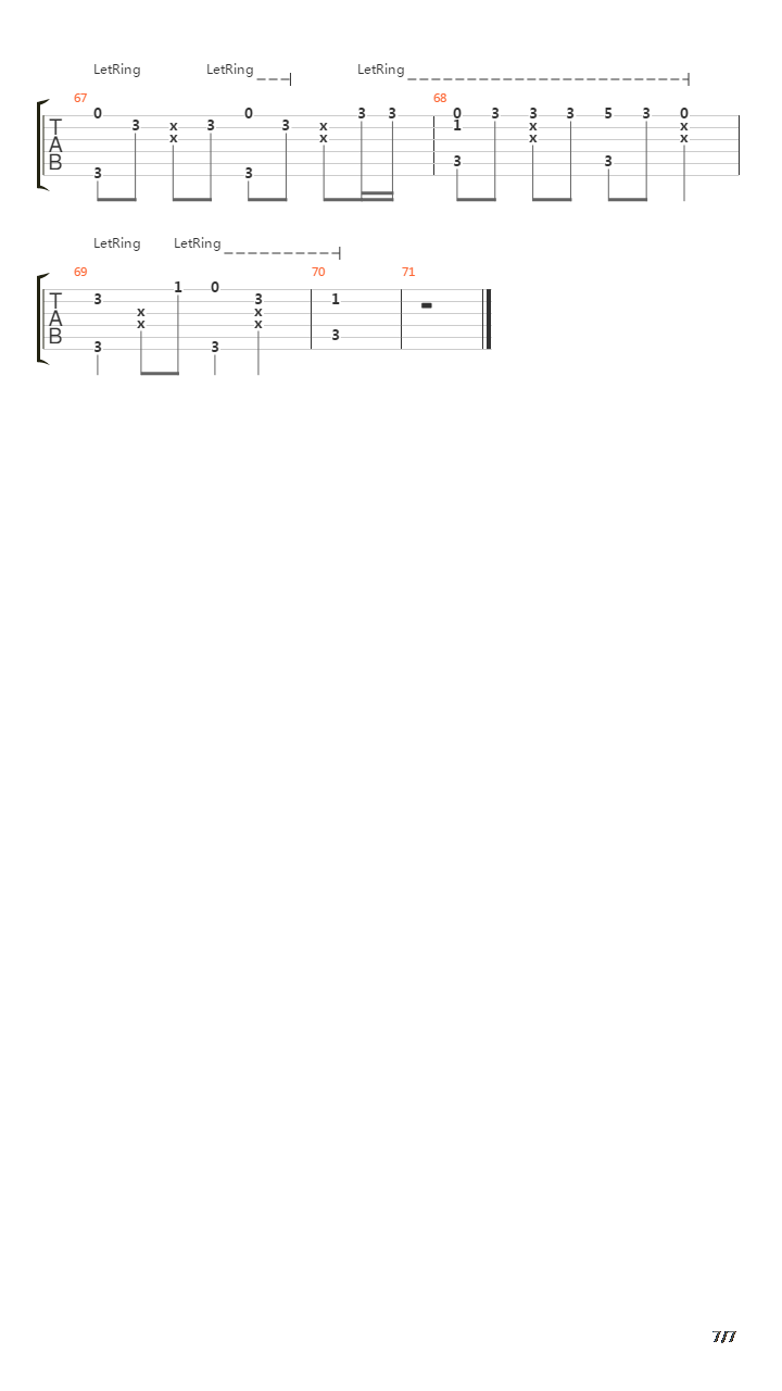 Doo Dah吉他谱