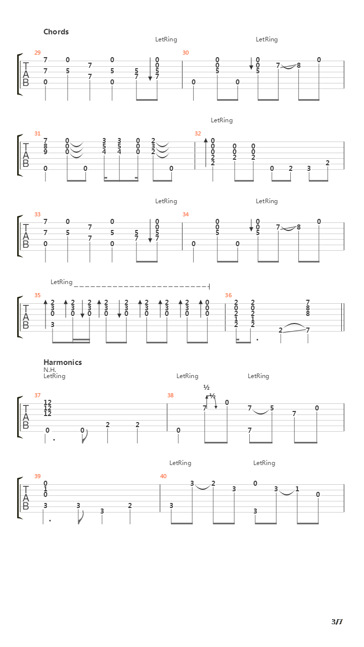 Dune吉他谱