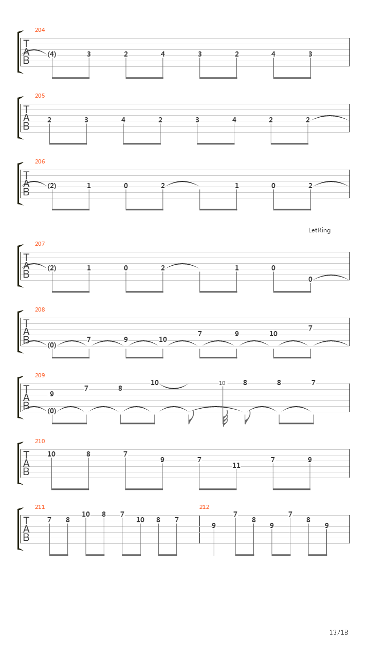 Entre Dos Aguas吉他谱