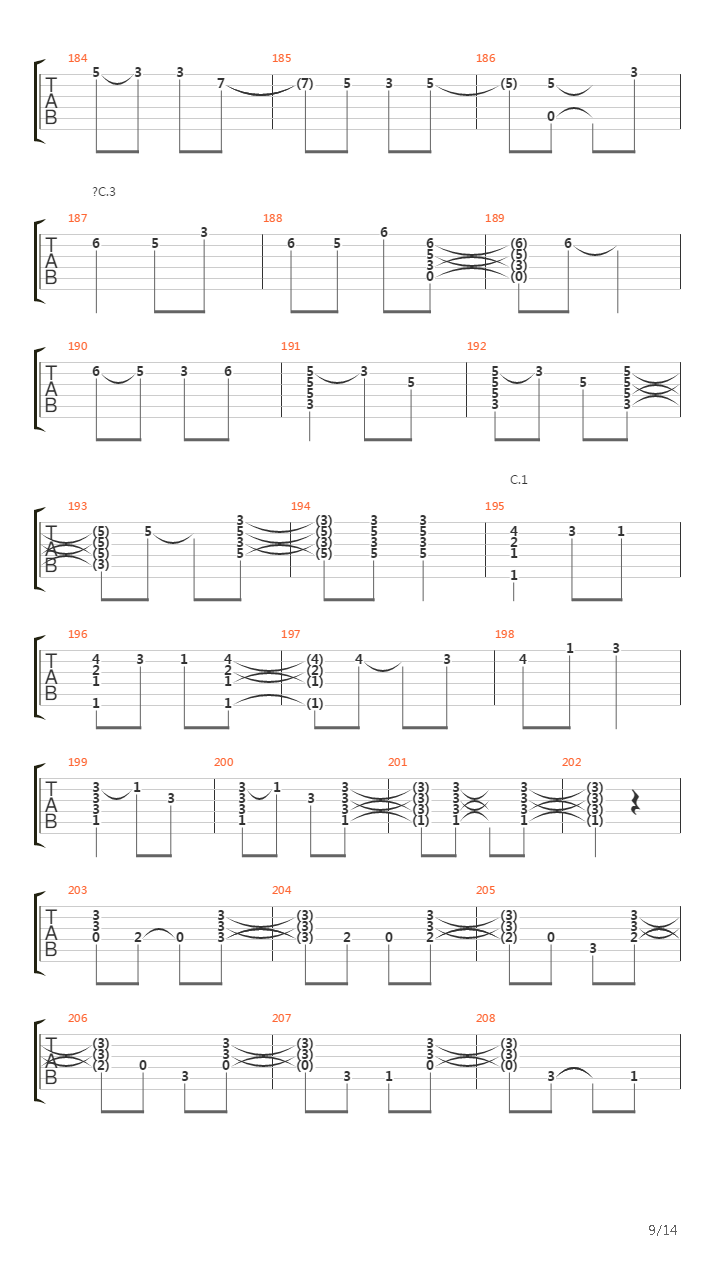Los Pinares吉他谱